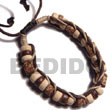 7-8mm Coco Pokalet and Mahogany Cylinder Beads