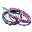 Adjustable Wax Cord Macramae Cebu Island Pair Bracelets