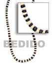 Cebu Island Coco 4-5mm Pokalet Necklace Natural Combination Necklace Philippines Natural Handmade Products