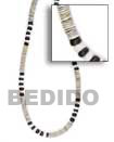 Cebu Island Green Shell And White Natural Combination Necklace Philippines Natural Handmade Products