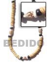 Natural Necklace Coco and Shell Beads