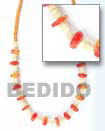 Cebu Island 2-3 Mm Coco Heishe Natural Combination Necklace Philippines Natural Handmade Products