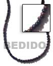 Cebu Island 2-3 Coco Pukalet Black Natural Combination Necklace Philippines Natural Handmade Products