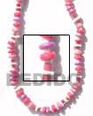 Cebu Island Nuggets In Pink Combination Natural Combination Necklace Philippines Natural Handmade Products