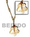 Cebu Island 2-3 Mm Coco Heishe Natural Combination Necklace Philippines Natural Handmade Products