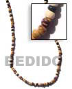 Cebu Island 2-3 Coco Pukalet Natural Natural Combination Necklace Philippines Natural Handmade Products