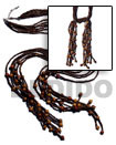 Cebu Island Scarf Necklace - 6 Scarf Necklace Philippines Natural Handmade Products