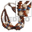 Cebu Island 3 Rows Coco Pokalet. Seed Bracelets Philippines Natural Handmade Products