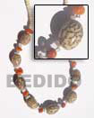 Cebu Island Oval Salwag Necklace With Seed Necklace Philippines Natural Handmade Products