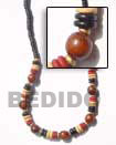 Cebu Island 4-5 Coco Heishe Black Seed Necklace Philippines Natural Handmade Products