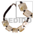 Cebu Island Sq. Cut Hammer Shell Shell Bracelets Philippines Natural Handmade Products