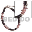 Cebu Island Black 4-5mm Coco Pokalet Shell Bracelets Philippines Natural Handmade Products