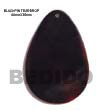 Cebu Island Black Pin Teardrop Shell Shell Pendant Philippines Natural Handmade Products