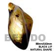 Cebu Island Black Lip Natural Shaped Shell Pendant Philippines Natural Handmade Products