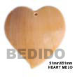 Cebu Island Heart Melo Shell Pendant Shell Pendant Philippines Natural Handmade Products