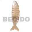 Cebu Island Hammer Shell Fishbone Pendants Shell Pendant Philippines Natural Handmade Products