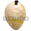 Cebu Island Inverted Mother Of Pearl Shell Pendant Philippines Natural Handmade Products