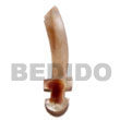 Cebu Island Sword Hammer Shell Pendant Shell Pendant Philippines Natural Handmade Products