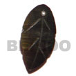 Cebu Island Blacklip Leaf 15mm Pendants Shell Pendant Philippines Natural Handmade Products