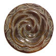 Cebu Island 40mm Round Brownlip Rose Shell Pendant Philippines Natural Handmade Products
