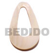 Cebu Island Kabibe 30mm Teardrop Center Shell Pendant Philippines Natural Handmade Products