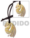 Cebu Island 45mm Carved Dragon Mother Surfer Necklace Philippines Natural Handmade Products