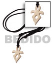 Cebu Island 40mm Celtic Carabao White Surfer Necklace Philippines Natural Handmade Products