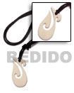 Cebu Island Celtic Carabao White Bone Surfer Necklace Philippines Natural Handmade Products