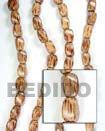 Cebu Island Palmwood Twist 10x15 In Wood Beads Philippines Natural Handmade Products