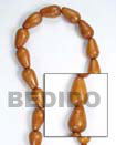 Cebu Island Teardrop Bayong 10x15mm In Wood Beads Philippines Natural Handmade Products