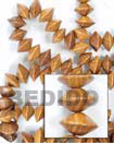 Cebu Island Saucer Bayong 10x15mm In Wood Beads Philippines Natural Handmade Products