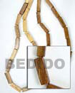 Cebu Island Robles Rectangular Wood 6x20mm Wood Beads Philippines Natural Handmade Products