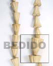 Cebu Island Natural White Wood Cones Wood Beads Philippines Natural Handmade Products