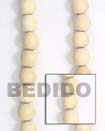 Cebu Island Natural White Wood Oval Wood Beads Philippines Natural Handmade Products