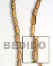 Cebu Island Robles Wood Capsule 8x20 Wood Beads Philippines Natural Handmade Products