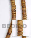 Cebu Island Madre Cacaw Beads 5x10mm Wood Beads Philippines Natural Handmade Products