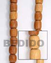 Cebu Island Bayong Barrel 10x15mm In Wood Beads Philippines Natural Handmade Products