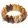 Cebu Island 4 Wood Type Diamond Wooden Bangles Philippines Natural Handmade Products