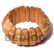 Cebu Island Elastic Bayong Wood Bangle Wooden Bangles Philippines Natural Handmade Products