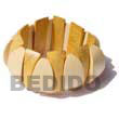 Cebu Island Nangka And White Wood Wooden Bangles Philippines Natural Handmade Products