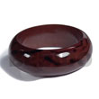 Dark Walnut Tone Wooden Bangle