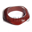 Natural Chunky Doris Stained And Clear Coated High Gloss Polished Natural Wood Bangle Ht=18mm 65mm Inner Diameter 18mm  Thickness Wooden Bangles Wooden Accessory Shell Products Cebu Crafts Cebu Jewelry Products