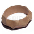 Plain Raw Natural Wooden Bangle