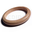 Plain Raw Natural Wooden Bangle