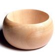 Plain Raw Natural Wooden Bangle