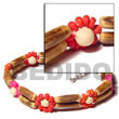 Cebu Island 2 Rows Sig-id Wood Wooden Bracelets Philippines Natural Handmade Products