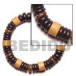 Cebu Island Elastic Wood And Coco Wooden Bracelets Philippines Natural Handmade Products