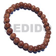 Beach Bum Cebu Island Bracelets Round Palmwood Wooden Beads Brac