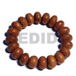 Mentos Cebu Island Bayong Elastic Wood Beads Bracelets