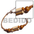 Cebu Island Bamboo & Wood Beads Wooden Bracelets Philippines Natural Handmade Products
